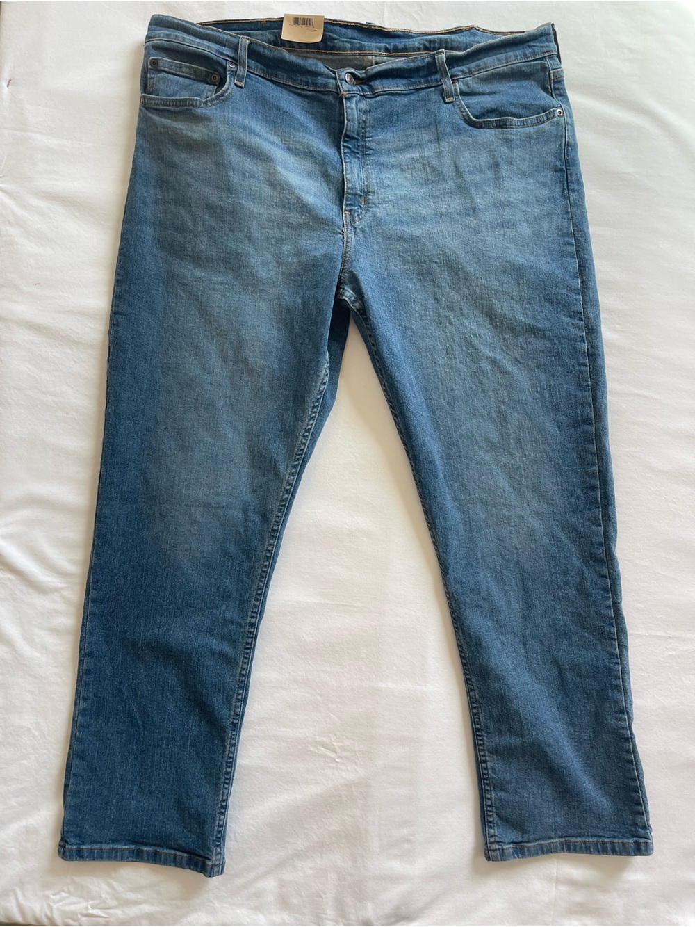 Slim Straight Men's‎ Jeans in Mid Blue